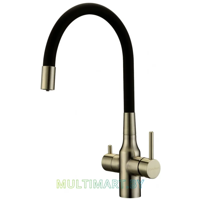 Смеситель Paulmark Salix Sa213419-BR (черный/бронза)
